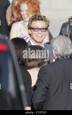 Simon Baker 51e des Grammy Awards qui a eu lieu au Staples Center - Arrivées Los Angeles, Californie - 08.02.09 Banque D'Images