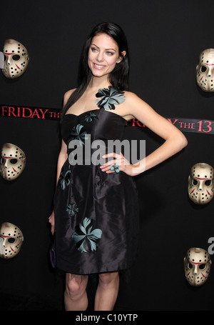 Julia Voth 'Vendredi 13' Los Angeles Premiere Grauman's Chinese Theatre - Arrivées Hollywood, Californie - 09.02.09 Nikki Banque D'Images