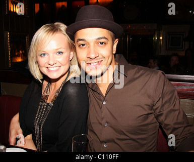 Slaï et Jade Jones assister au Cabaret Chickenshed fundraiser au Hard Rock Café, Park Lane Londres, Angleterre - Banque D'Images