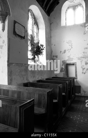 Église de Saint-Nicolas et Saint Cyriac, South Devon, Piscine Banque D'Images