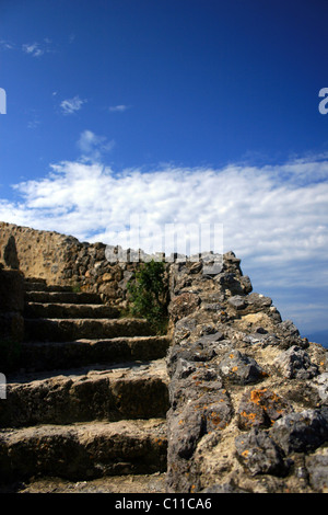 Aude, château de Quéribus / Cucugnan, France Banque D'Images