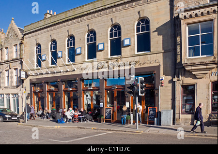 Restaurant et bar le grenier sur la rive à Leith Harbour Edimbourg en Ecosse Banque D'Images