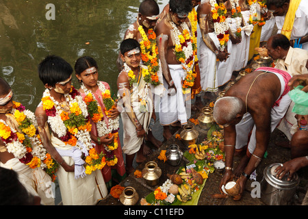 Thaipusam festival à Mumbai, Chennai, Tamil Nadu, Inde du Sud, Inde, Asie Banque D'Images