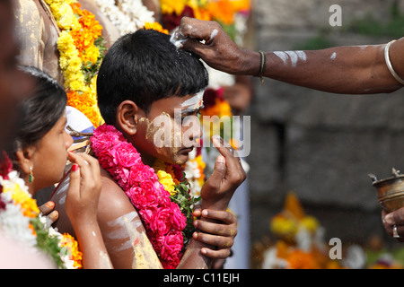 Thaipusam festival à Mumbai, Chennai, Tamil Nadu, Inde du Sud, Inde, Asie Banque D'Images