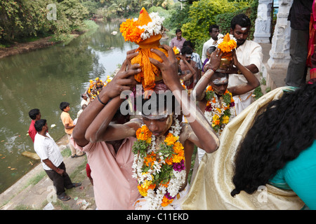 Thaipusam festival à Mumbai, Chennai, Tamil Nadu, Inde du Sud, Inde, Asie Banque D'Images