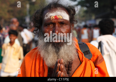 Pèlerin hindou Thaipusam, Festival à Palani, Tamil Nadu, Tamilnadu, Inde du Sud, Inde, Asie Banque D'Images