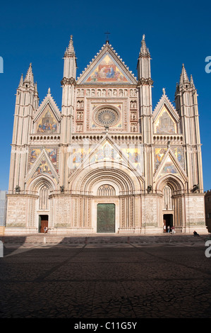 Duomo Santa Maria Assunta, cathédrale, Orvieto, Ombrie, Italie, Europe Banque D'Images