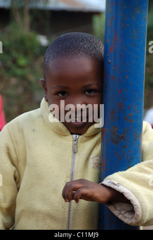 Orphelin à un orphelinat près d'Arusha en Tanzanie Banque D'Images