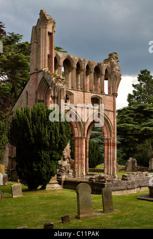 Abbaye de Dryburgh dans la région des Scottish Borders. Banque D'Images