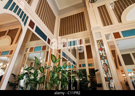 Intérieur Art Nouveau, café vienne, Wernigerode, Harz, Saxe-Anhalt, Allemagne, Europe Banque D'Images