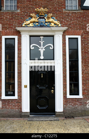 Porte avant du Borg dans Menkemaborg Uithuizen aux Pays-Bas Banque D'Images