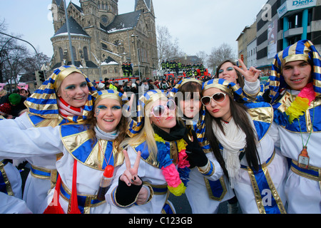 Rosenmontag parade, Carnaval 2010, Koblenz, Rhénanie-Palatinat, Allemagne, Europe Banque D'Images