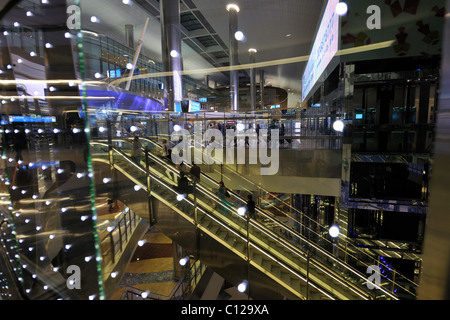 L'aéroport international, l'Émirat de Dubaï, Émirats arabes unis, France, Moyen Orient Banque D'Images