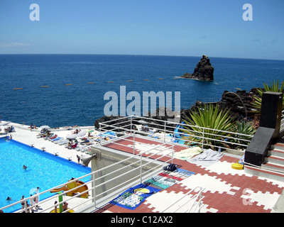 Lido de Funchal, Madère Banque D'Images