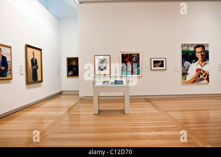 Intérieur de la National Portrait Gallery, Canberra, Australie Banque D'Images