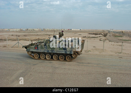 Le MCV-80 Warrior de combat d'infanterie a été développé afin de remplacer le FV 430 série de véhicules de combat blindés Banque D'Images