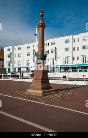 Mémorial de la guerre des Boers Front Hastings East Sussex England Banque D'Images