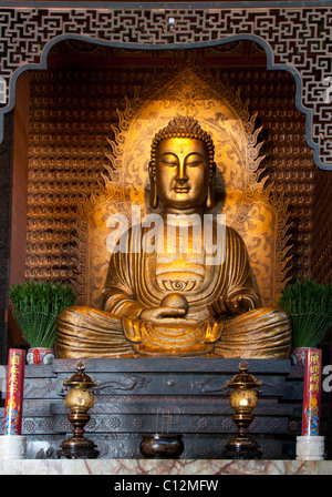 Grand Buddha statue in Temple Fo Guang Shan Banque D'Images