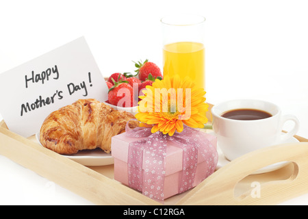 Le petit-déjeuner pour la fête des mères,Concept. Banque D'Images