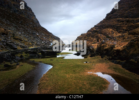 Gap of Dunloe dans le comté de Kerry, Irlande Banque D'Images