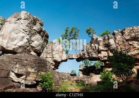 Arche naturelle, Silathoranam, Tirumala Hills, de l'Andhra Pradesh, Inde Banque D'Images