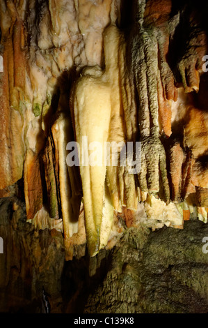 Grottes de Drogarati, Kefalonia, îles Ioniennes, Grèce. Banque D'Images