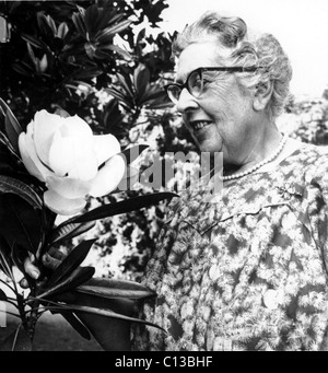 Agatha Christie (1890-1976) écrivain britannique en septembre 1959. Banque D'Images