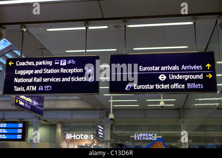 United Kingdom London St Pancras International railway station Banque D'Images