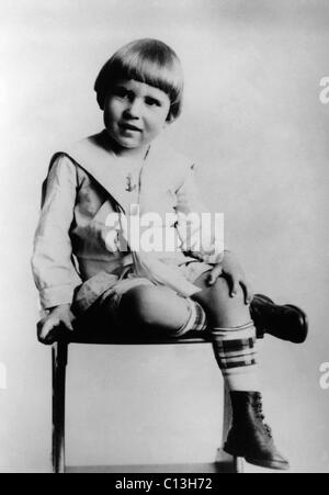 Richard Nixon. Le président américain Richard Nixon l'avenir de la petite enfance, portrait, circa 1917. Banque D'Images