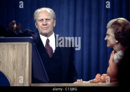 Le président Gerald Ford et la Première Dame Betty Ford, 1970 Banque D'Images