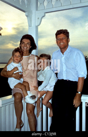 John F. Kennedy, Jr., Jacqueline Kennedy, Caroline Kennedy, John F. Kennedy Banque D'Images