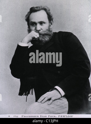 Ivan Pavlov (1849-1936), scientifique russe a remporté le Prix Nobel de médecine 1904, pour ses travaux sur la digestion. Banque D'Images