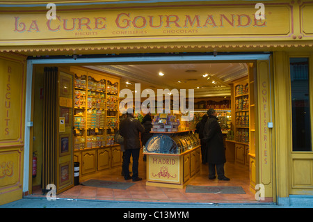 La Cure Gourmande confiserie le long de la Calle de Postas, dans le centre de Madrid Espagne Europe Banque D'Images