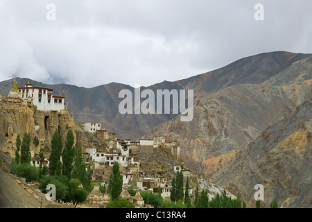 Lamayuru Gompa dans l'Himalaya, le Ladakh, Inde Banque D'Images