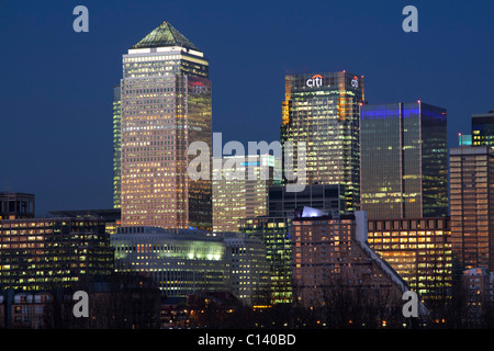 Canary Wharf - Docklands - Londres Banque D'Images