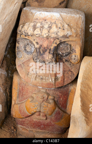 Prises au site archéologique de San Agustín, Colombie, Amérique du Sud, site du patrimoine mondial de l'UNESCO, dans département du Huila (la pelote basque) Banque D'Images