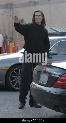 Fabio aka Fabio Lanzoni quitte Cafe Roma après avoir déjeuner avec des amis à Los Angeles, Californie - 24.01.09 Banque D'Images