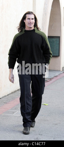 Fabio aka Fabio Lanzoni quitte Cafe Roma après avoir déjeuner avec des amis à Los Angeles, Californie - 24.01.09 Banque D'Images