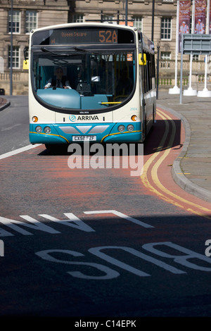 Les transports en bus, Liverpool, Merseyside, Royaume-Uni, Banque D'Images