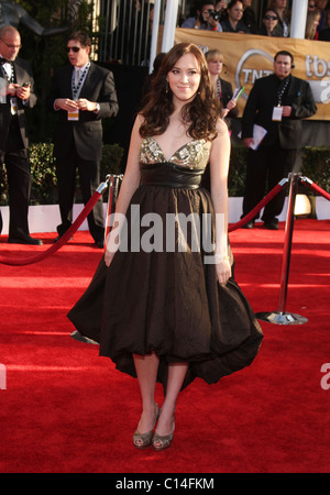 Andrea Bowen 15e édition annuelle des Screen Actors Guild Awards tenue au Shrine Exposition Center - Arrivées Los Angeles, Californie - Banque D'Images