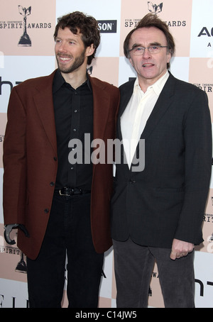 ARON RALSTON DANNY BOYLE 2011 Film Independent Spirit Awards : LOS ANGELES CALIFORNIA USA 26 Février 2011 Banque D'Images