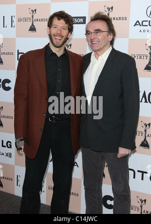 ARON RALSTON DANNY BOYLE 2011 Film Independent Spirit Awards : LOS ANGELES CALIFORNIA USA 26 Février 2011 Banque D'Images