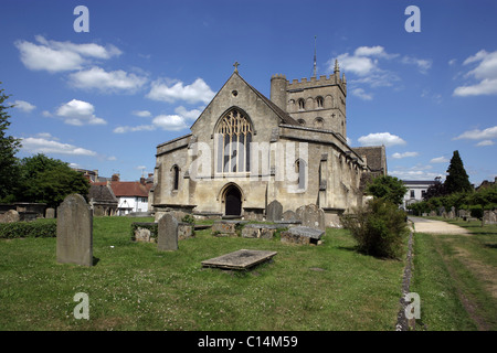 L'église Saint Jean Baptiste à Devizes Wiltshire, UK Banque D'Images