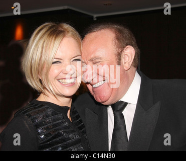 Mariella Frostrup et Andrew Neil 2008 Costa Livre de l'année s'est tenue à l'Hôtel Intercontinental - à l'intérieur de Londres, Angleterre - Banque D'Images