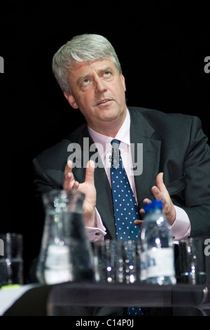 Andrew Lansley député, leader de la Chambre des communes Banque D'Images