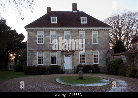 Arundells, l'accueil de l'ancien premier ministre de Grande-Bretagne Sir Edward Heath, près de la cathédrale de Salisbury dans le sud de l'Angleterre. Banque D'Images