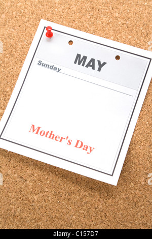 La Fête des mères, la date en mai pour le fond Banque D'Images