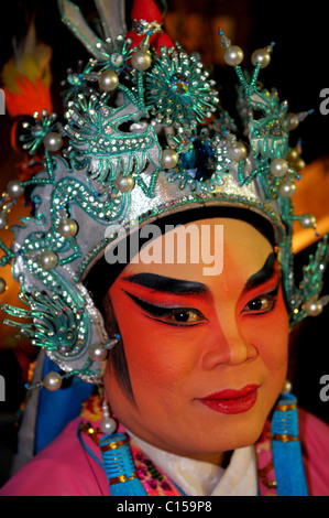 L'opéra chinois voyageant, Chiang Mai, Thaïlande du nord Banque D'Images