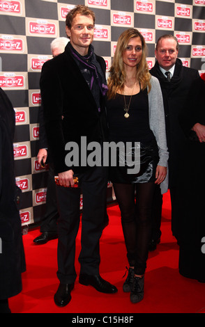 Jens Lehmann, épouse Conny 'Lambertz Monday Night party' à Alte Wartesaal - tapis rouge : Cologne, Allemagne - 02.02.09 Banque D'Images