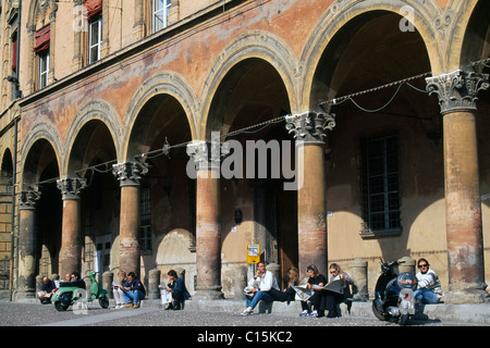 Piazza Santo Stefano, Bologne, Emilie-Romagne, Italie Banque D'Images